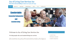 Desktop Screenshot of joyoflivingcaresvcs.com